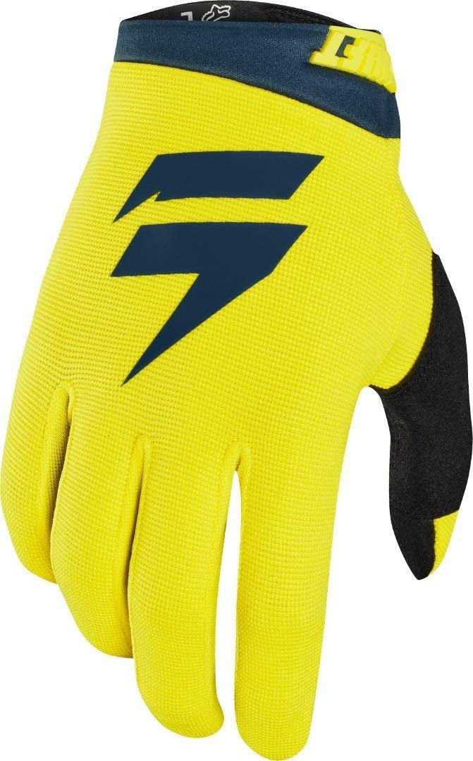 2020 Shift MX White Label Air Flo Yellow Motocross Gloves
