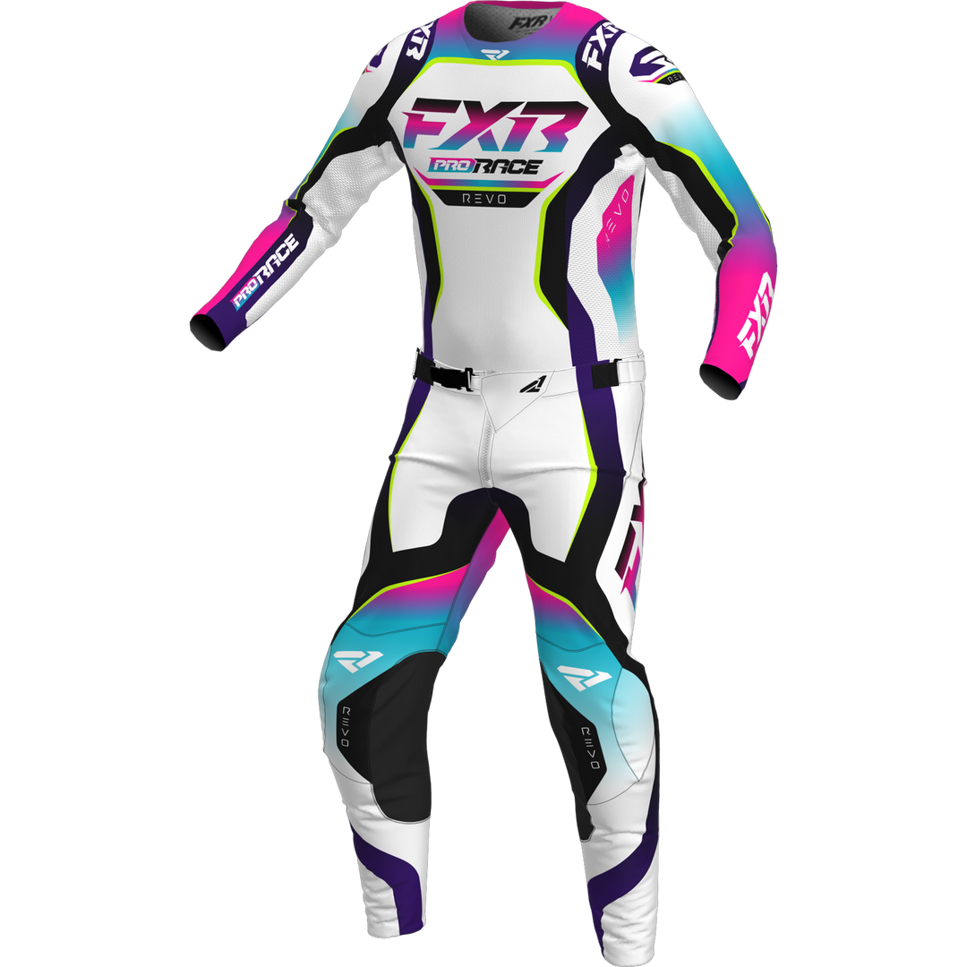 2025 FXR REVO LITHIUM WHITE MULTI MX KIT COMBO