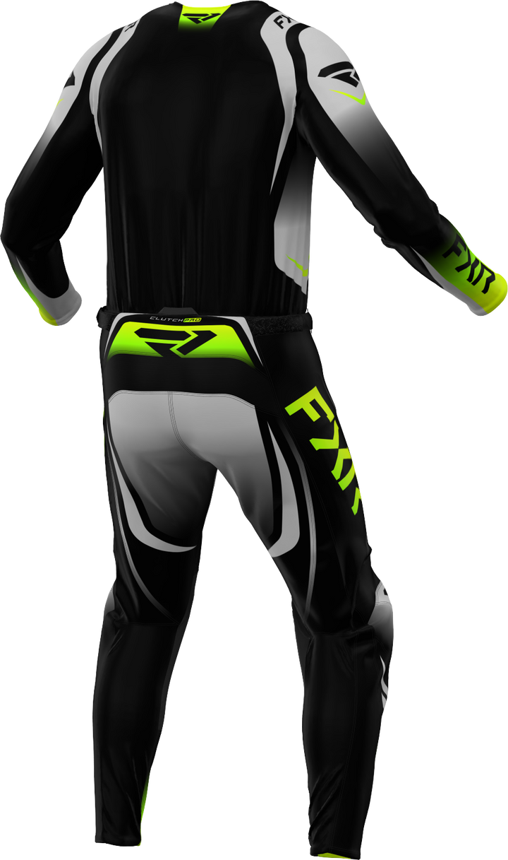 2025 FXR CLUTCH PRO GREY HI VIS YELLOW MX KIT COMBO