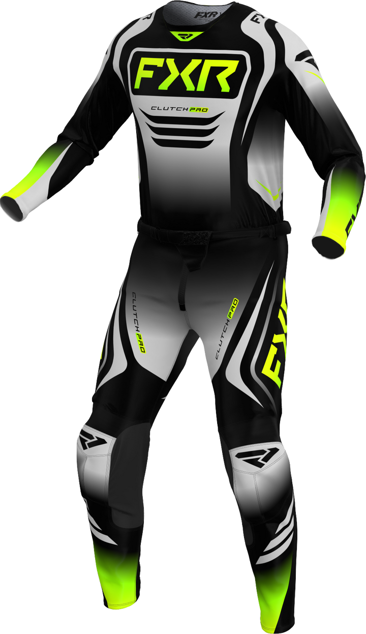 2025 FXR CLUTCH PRO GREY HI VIS YELLOW MX KIT COMBO