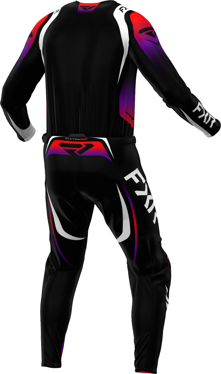 2025 FXR CLUTCH PRO BLACK RED PURPLE MX KIT COMBO