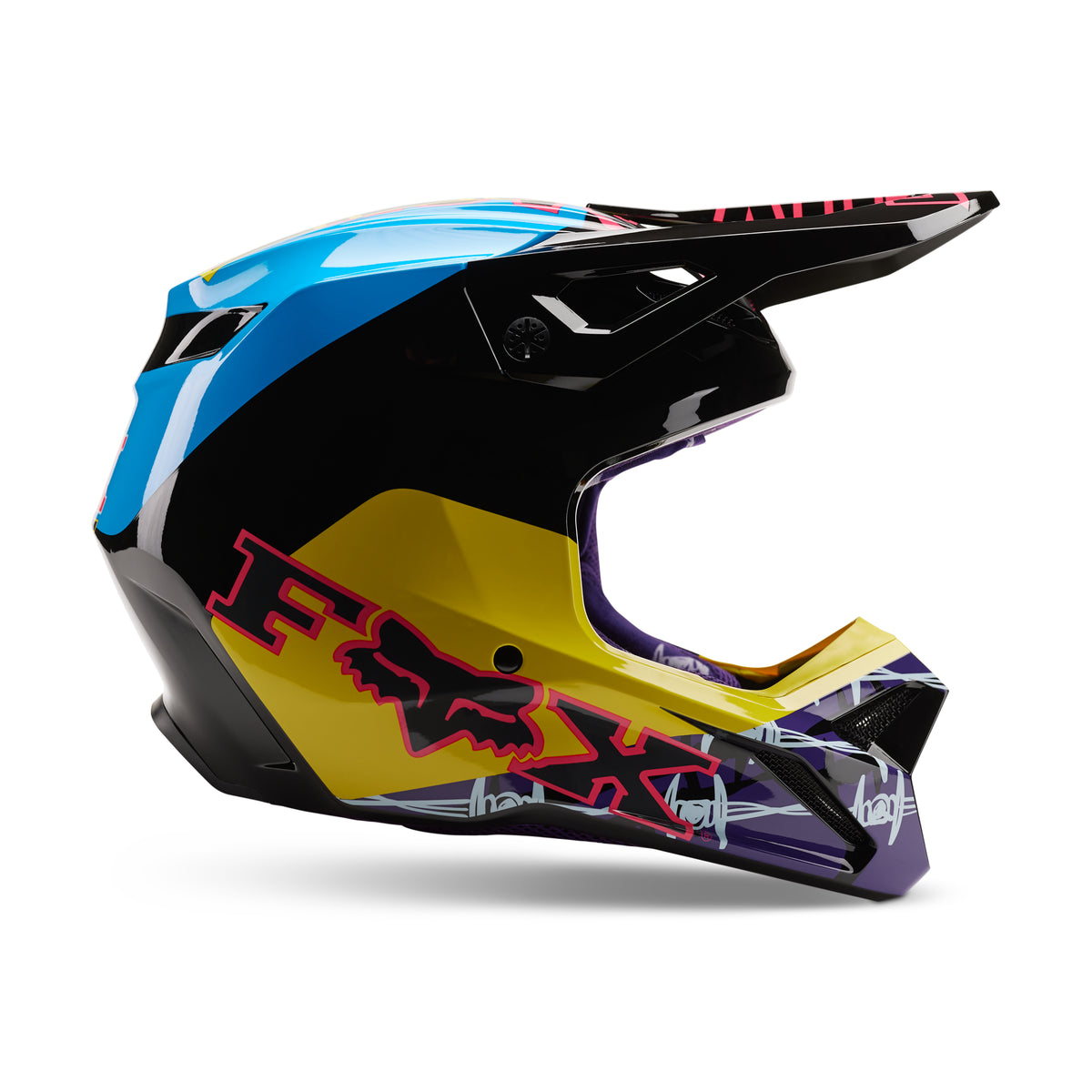 Fox v1 motocross best sale helmet