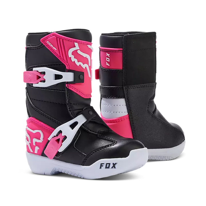 Fox Kids Comp K PeeWee Motocross Boots Black Pink