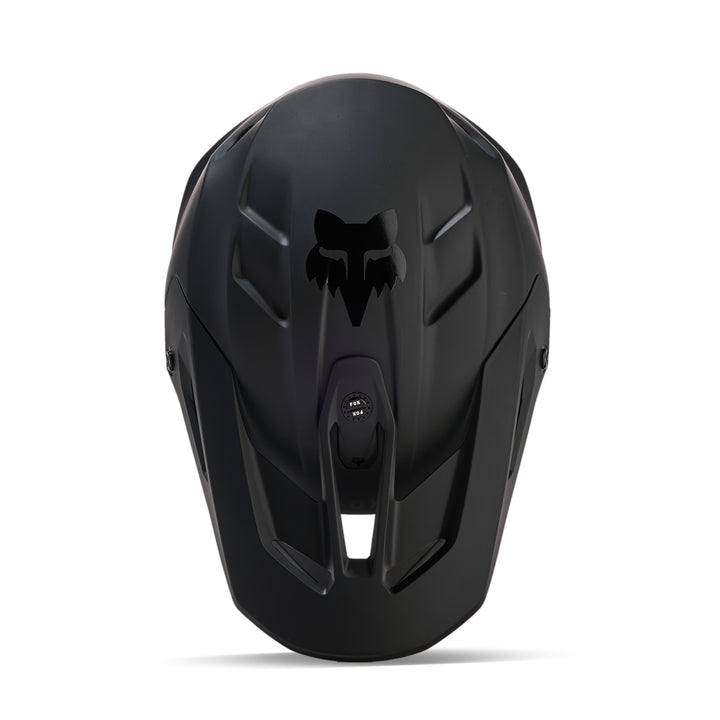 2026 Fox V3 SOLID MATTE BLACK Motocross Helmet