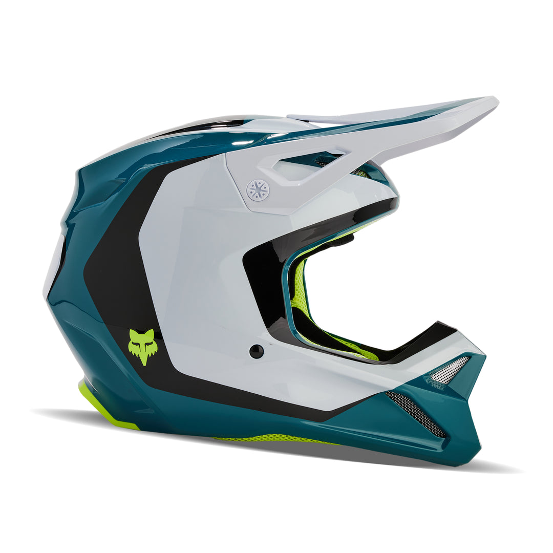 2024 Fox V1 Nitro Maui Blue Motocross Helmet