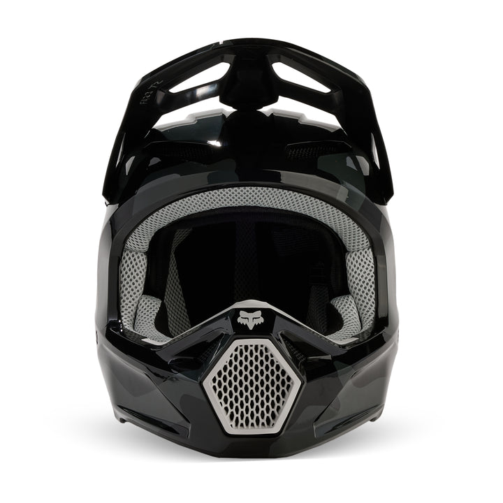 2026 Fox V1 BNKR Black Camo Motocross Helmet