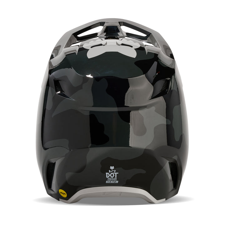 2026 Fox V1 BNKR Black Camo Motocross Helmet