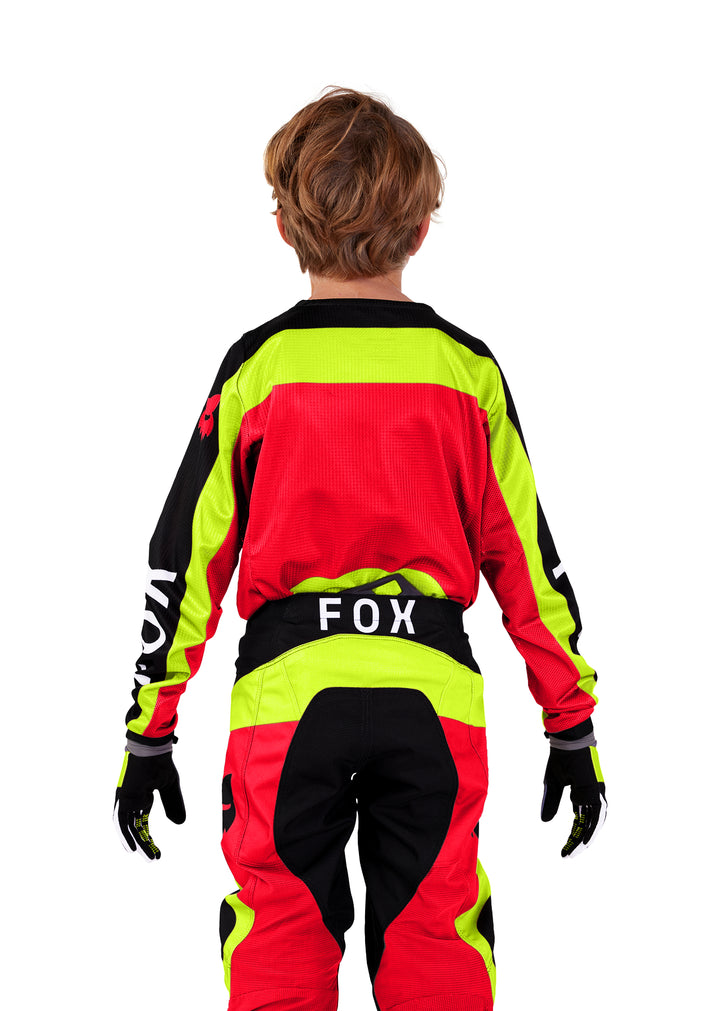 2024 Fox Youth 180 BALLAST Black Red Yellow Kit Combo