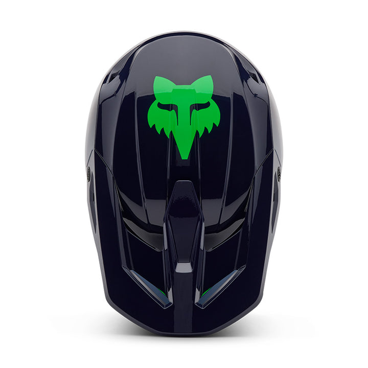 2025 Fox V1 Taunt Navy Blue Motocross Helmet
