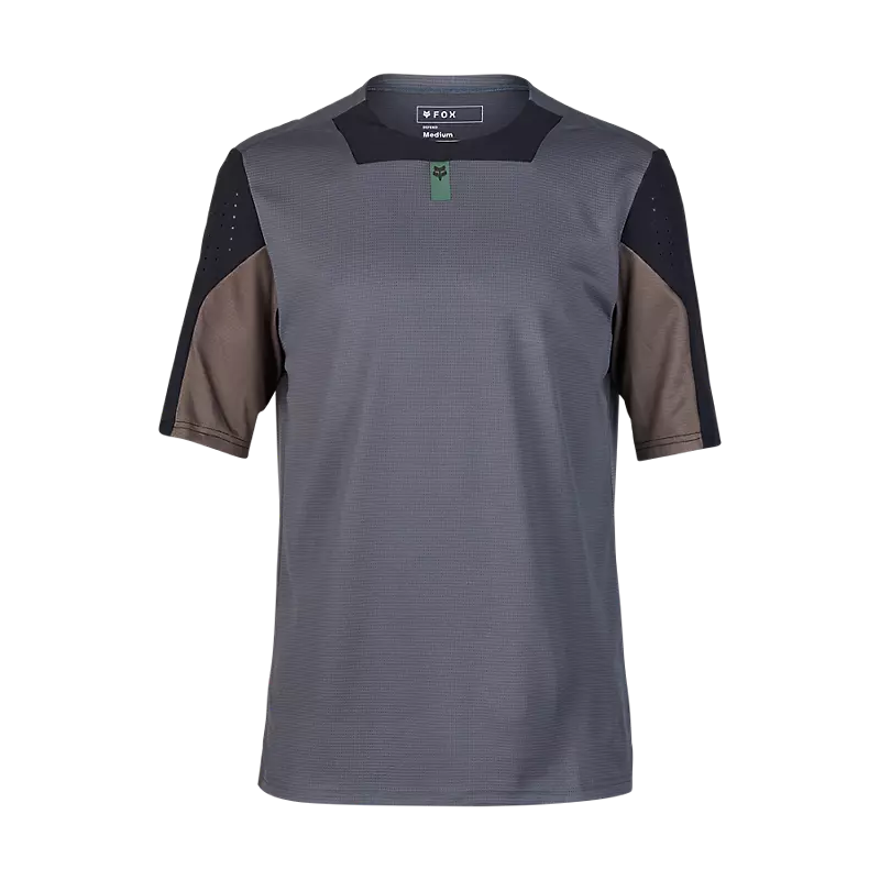 Fox Defend Short Sleeve MTB Jersey Grey