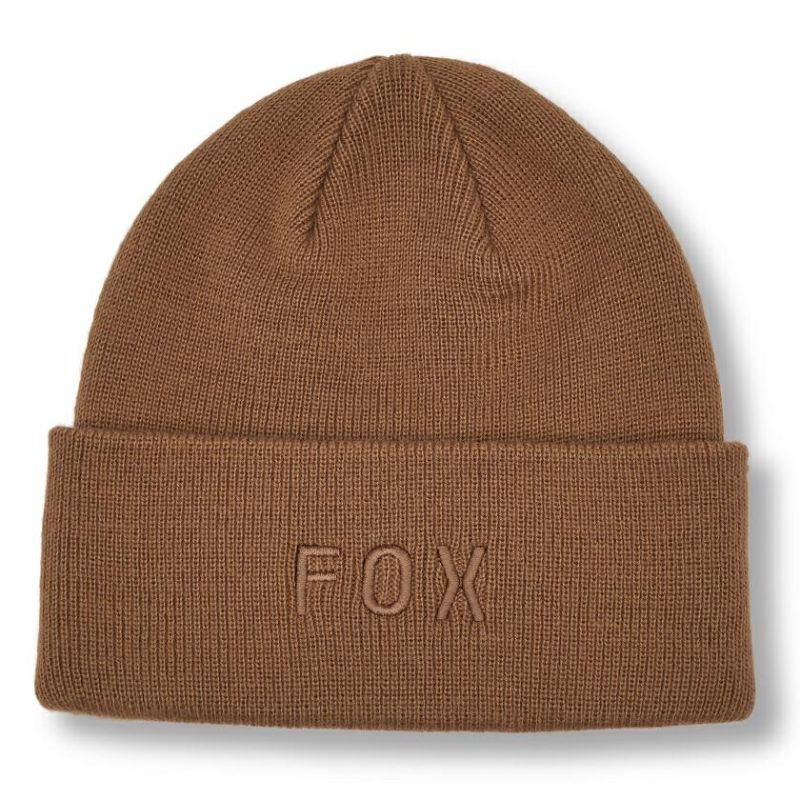 Fox Racing Wordmark Beanie Walnut Brown