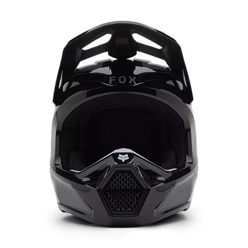 2025 Fox Youth V1 Lean Black White Helmet