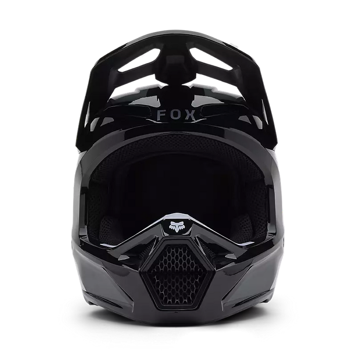 2025 Fox Youth V1 Lean Black White Helmet