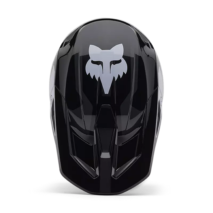 2025 Fox Youth V1 Lean Black White Helmet
