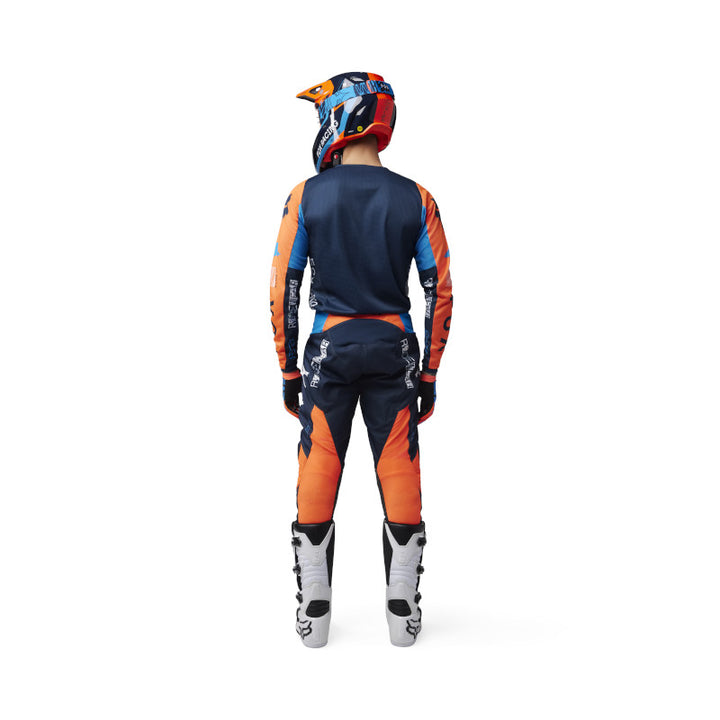2025 Fox 180 Race Spec Blue Orange MX Kit Combo