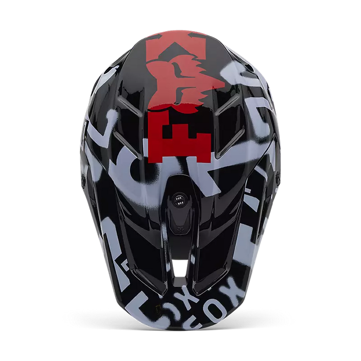 2025 Fox V3 Seventy4 Black Red Motocross Helmet