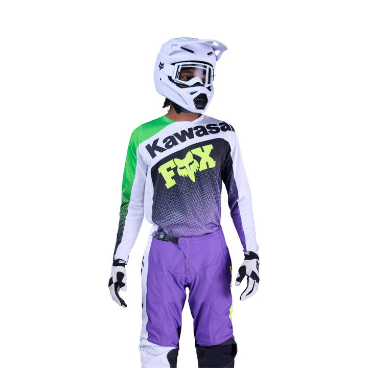 2026 Fox 180 Kawasaki Purple Green MX Kit Combo