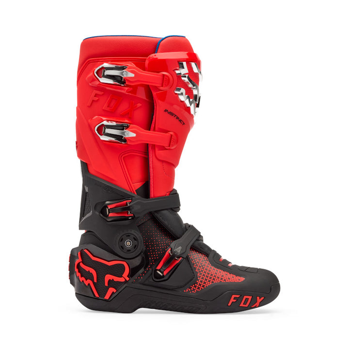 Fox Instinct MX Boots Red Black
