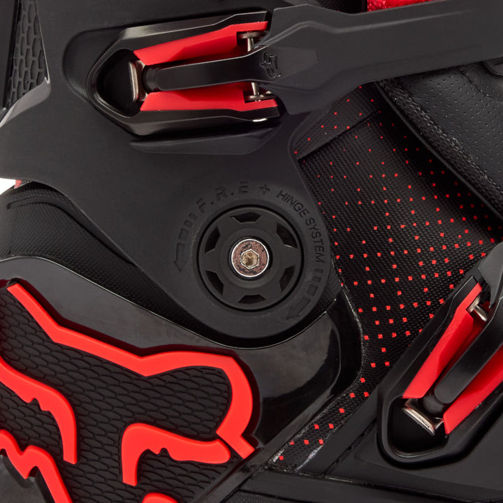 Fox Instinct MX Boots Red Black