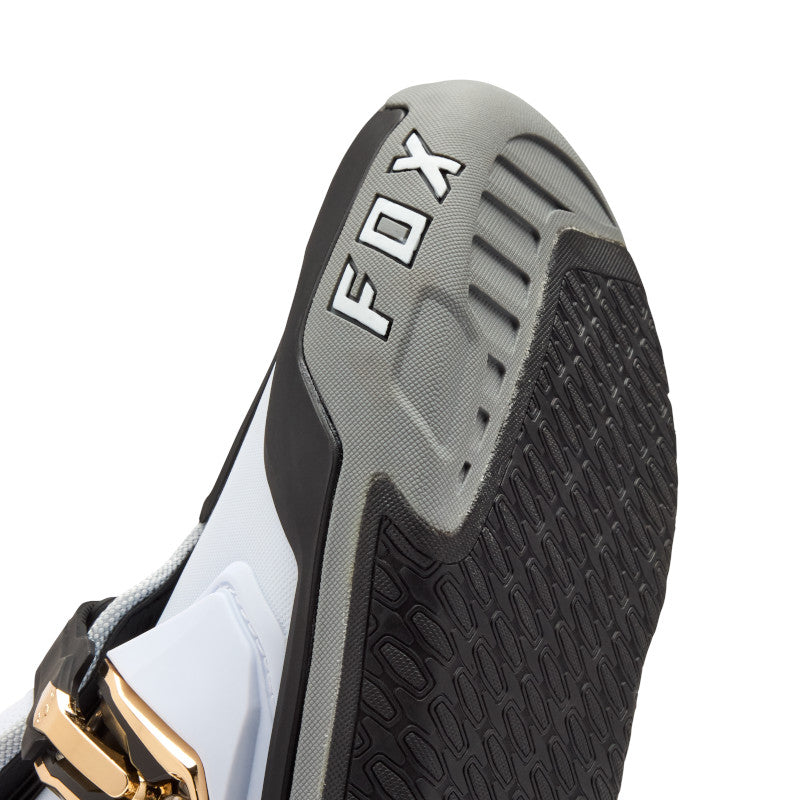 Fox Instinct MX Boots White Black Grey