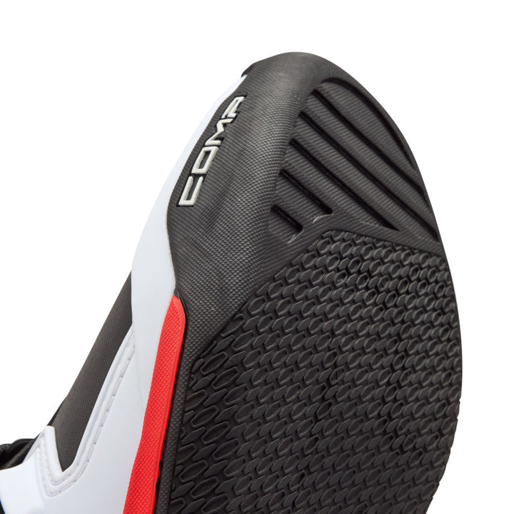 Fox Motion MX Boots White Red Black