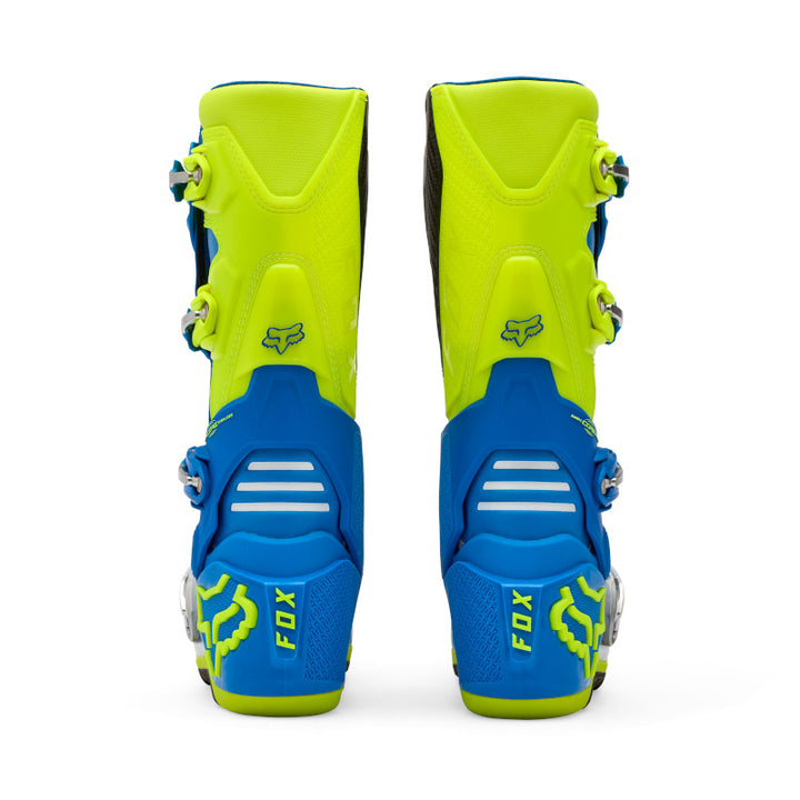Fox Motion MX Boots Blue Yellow