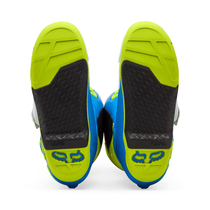 Fox Motion MX Boots Blue Yellow