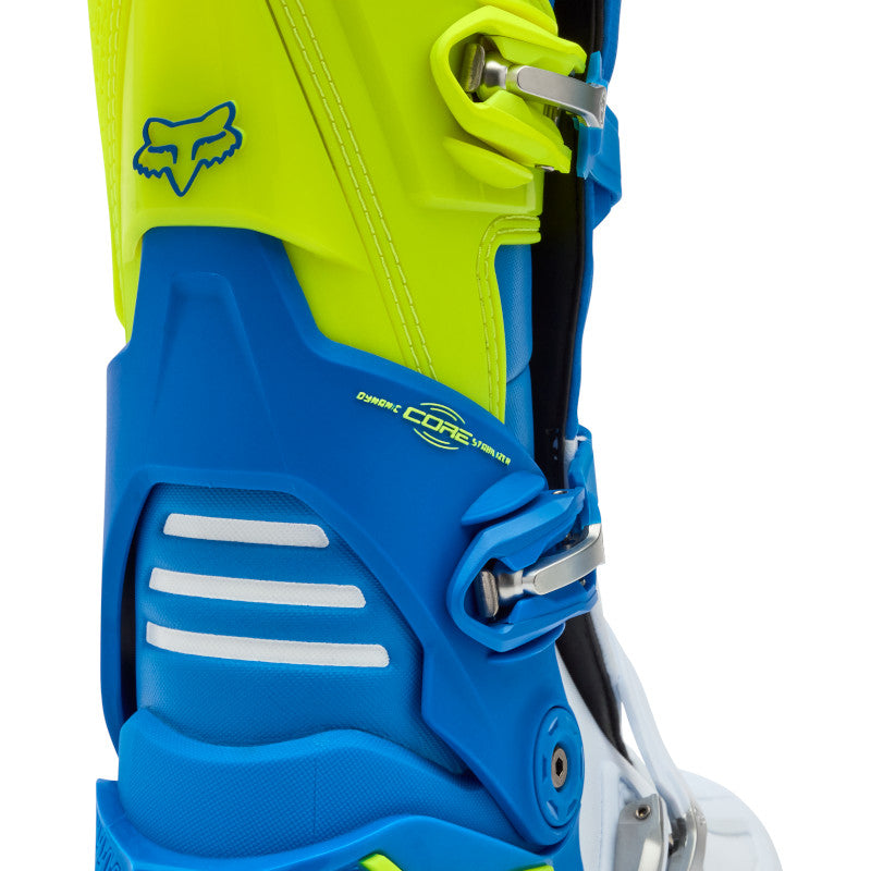 Fox Motion MX Boots Blue Yellow