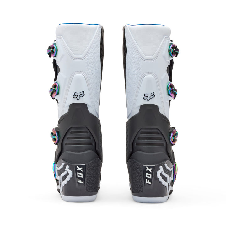 Fox Motion MX Boots Black Grey White