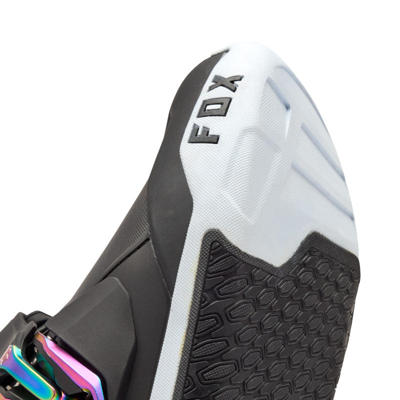 Fox Motion MX Boots Black Grey White
