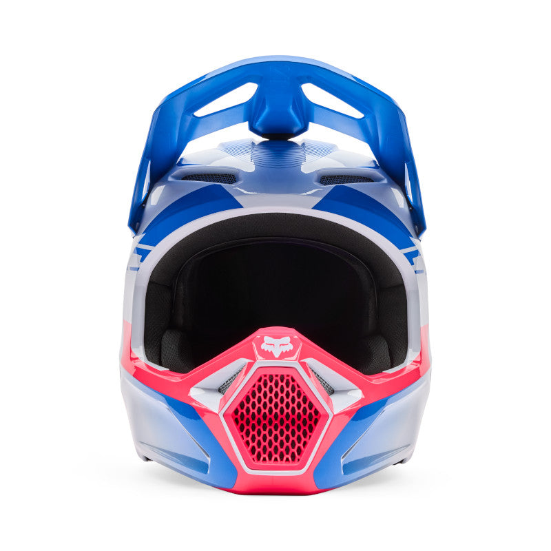2026 Fox V1 Collect Pink Blue Motocross Helmet