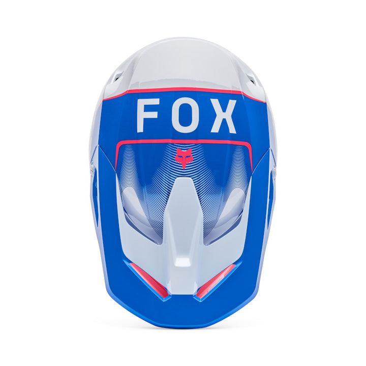 2026 Fox V1 Collect Pink Blue Motocross Helmet