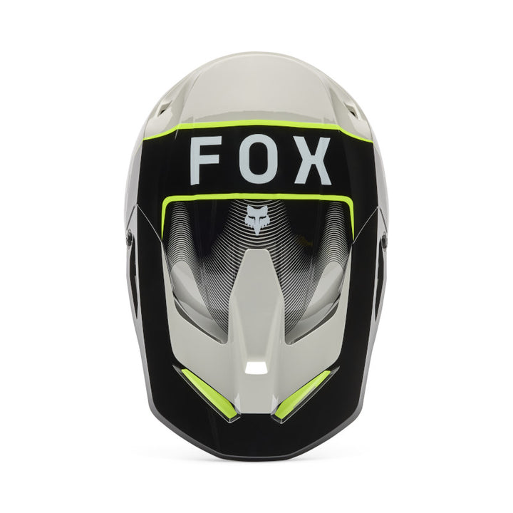2026 Fox V1 Collect Flo Yellow Motocross Helmet