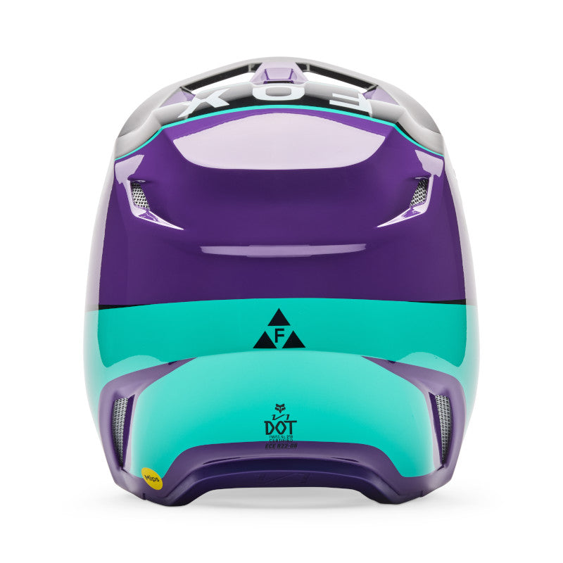 2026 Fox V1 Collect Purple Motocross Helmet