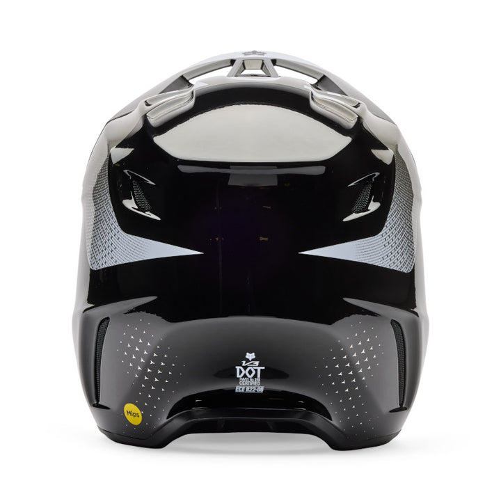 2026 Fox V3 Tine Black Motocross Helmet