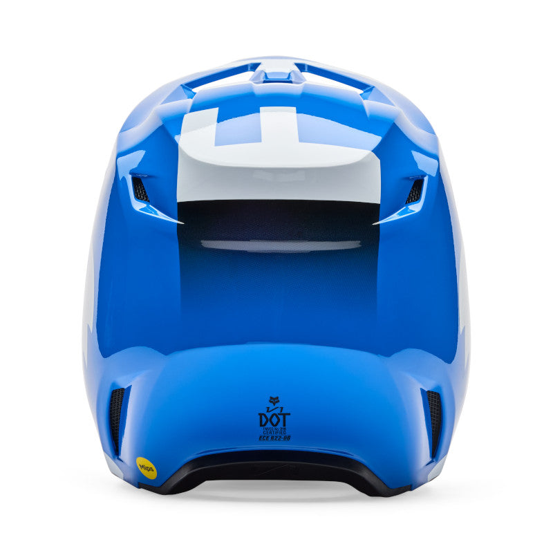 2026 Fox V1 Shield Blue Motocross Helmet