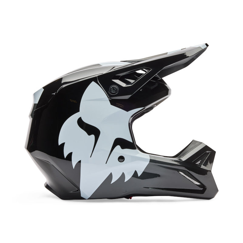 2026 Fox V1 Shield Black Motocross Helmet