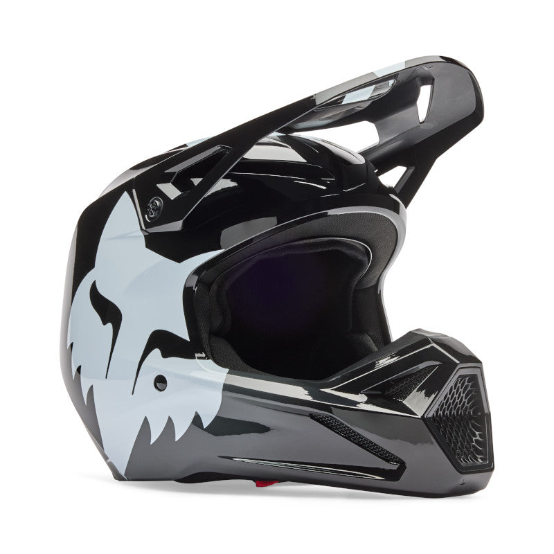 2026 Fox V1 Shield Black Motocross Helmet