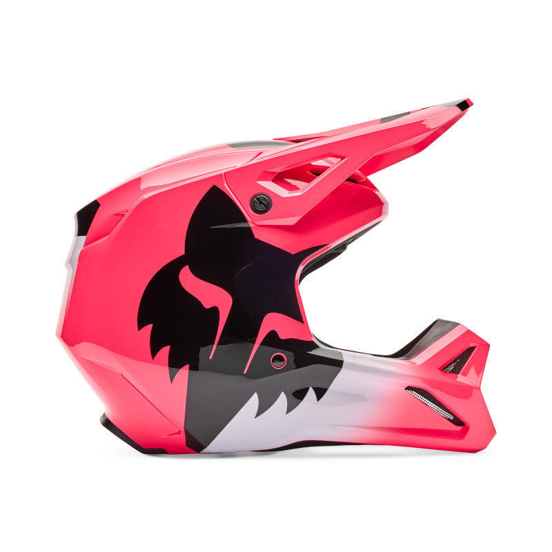2026 Fox V1 Shield Pink Motocross Helmet