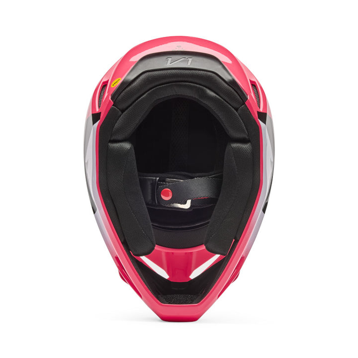 2026 Fox V1 Shield Pink Motocross Helmet