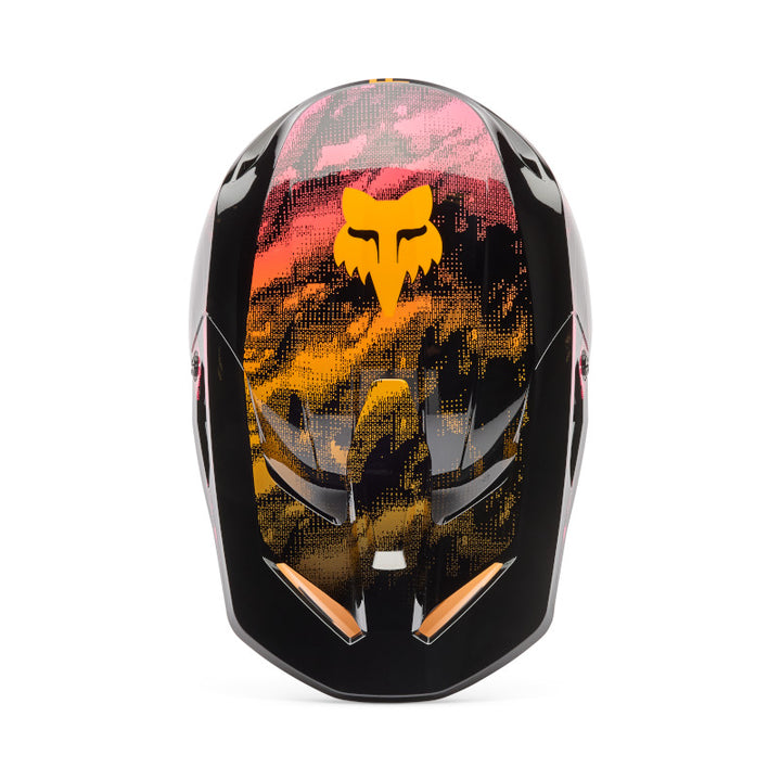 2026 Fox V1 Kairos Orange Motocross Helmet