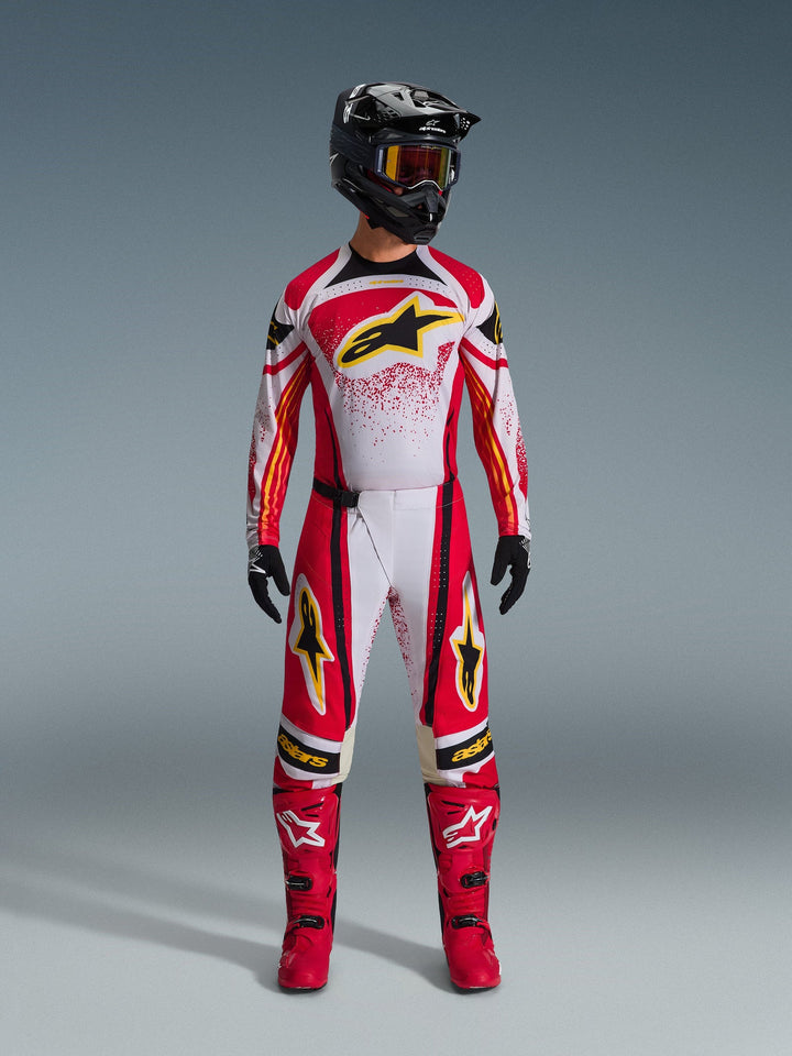 2026 Alpinestars Techstar Nomur Red Grey MX Kit Combo