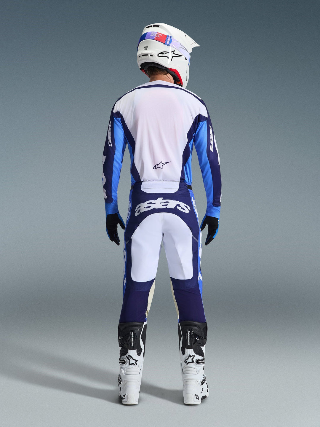 2026 Alpinestars Racer Riway Blue White MX Kit Combo