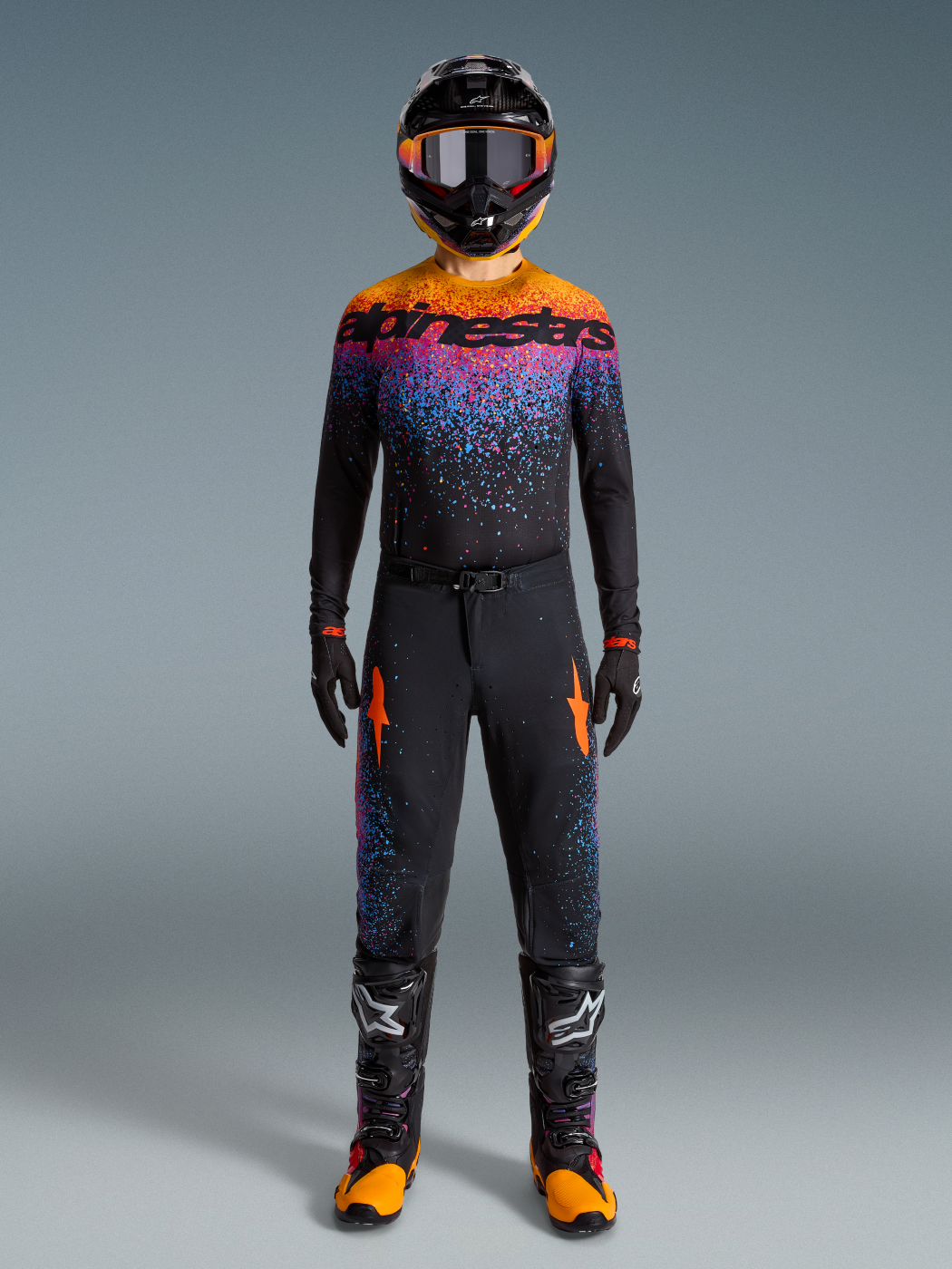 alpinestars supertech mx gear Limited Edition Alpinestars Supertech Black Hole MX Kit Combo