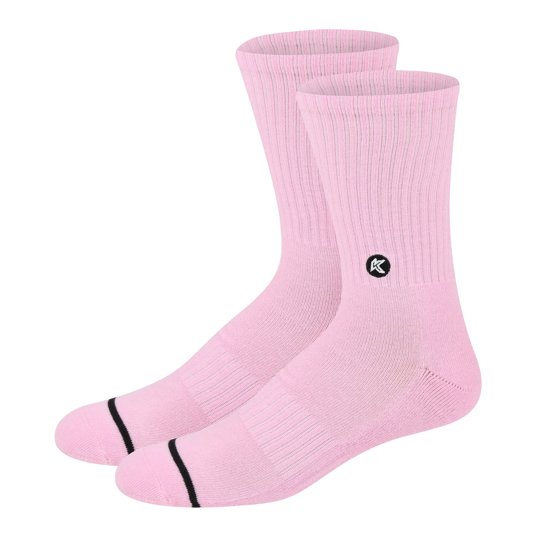 Kecks Crew Socks - Pink