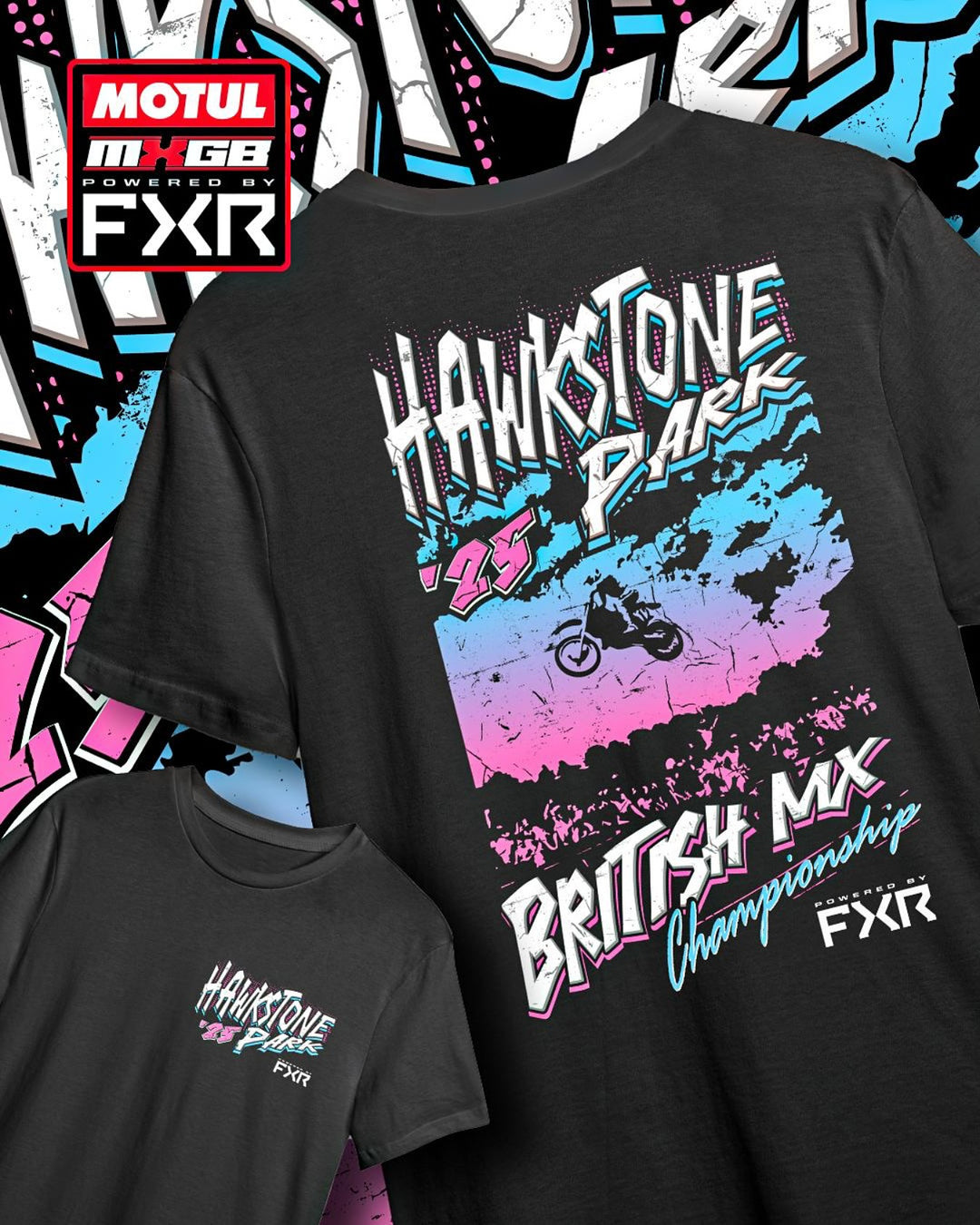 FXR Motul ACU British MX Hawkstone Park Adult Tee