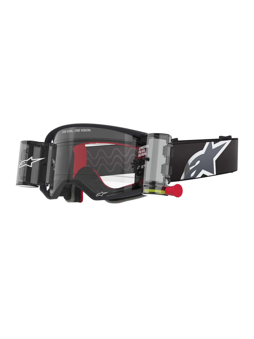 Alpinestars Vision Supertech Corp Roll Off Goggle Black Clear Lens