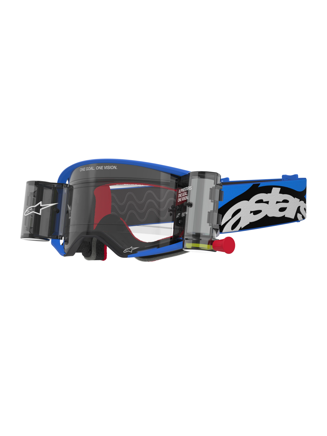 Alpinestars Vision Supertech Stream Roll Off Goggle Blue Clear Lens