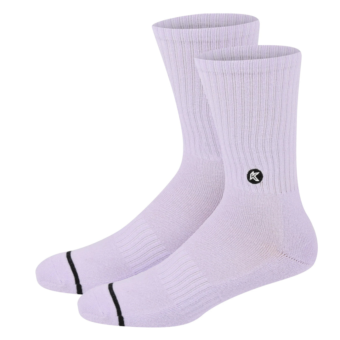 Kecks Crew Socks - Purple Lilac