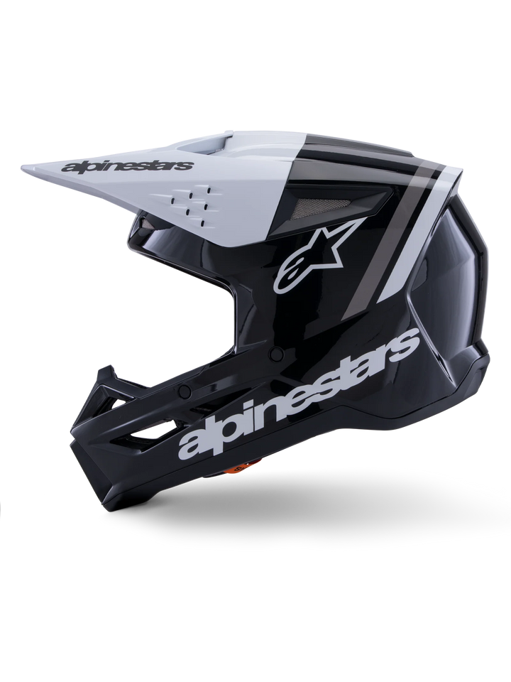 Alpinestars SM3 Radium MX Helmet Black White Grey